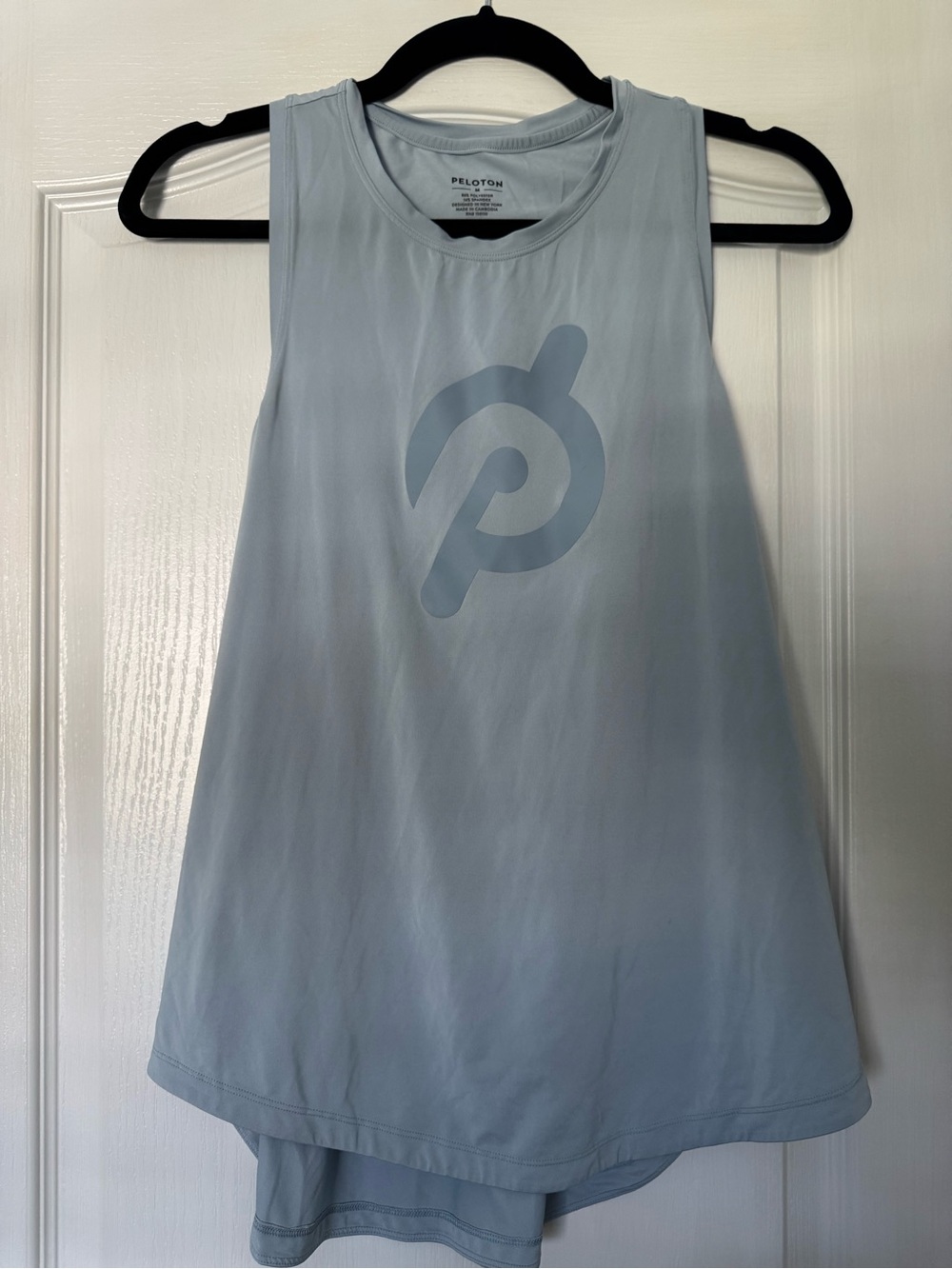 Peloton Powder Blue Logo Sleeveless Tank